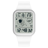 Fashion Space Creative Men's Electronic Watch Women Square Watches Digital Sports Clock 5Bar Waterproof Reloj Mujer Dropshipping