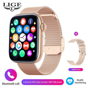 For Xiaomi Huawei Samsung 1.81 Inch Bluetooth Call Smartwatch Men Support 120 Sports 2023 New Women Rotary Keys Smart Watch +Box