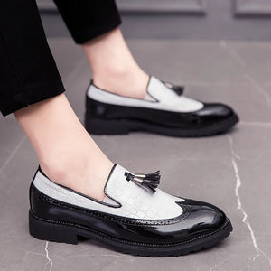 Fashion Shoe Office Shoes for Men Casual Shoes Breathable Leather Loafers Driving Moccasins Comfortable Slip on Zapatos Hombre