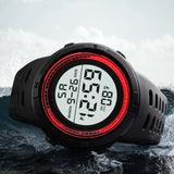 Eillysevens Men's Sport Casual Led Watches Men Digital Clock Multi-functional Rubber Man Military Electronic Watch Reloj Hombre