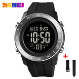 SKMEI 1524 Fashion Waterproof Sport Men Watch Military Chrono Count Down Big Dial Digital Mens Wristwatches Clock montre homme