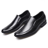 Classic Business Men's Dress Shoes Fashion Elegant Formal Wedding Shoes Men Slip on Office Oxford Shoes for Men Mens Dress Shoes