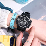 UTHAI CE118 Electronic Watch Leisure Cool Pin Buckle Round Dial Multicolor Digital Watch Sports Electronic Student Watch