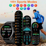 New 2023 Smart Watch Women Men Smartwatch Round Dial Call Smart Clock For Android IOS Fitness Tracker Trosmart Top Brand ZL02PRO