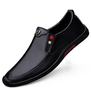 Luxury Brand Leather Loafers Slip on Breathable Comfortable Men Formal Moccasins Driving Shoes Men Casual Shoes Mens Dress Shoes