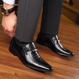 Mens PU Luxury Man Loafers Leather Shoes Top Men Business Dress Casual Social Shoe Male Wedding Footwear Zapatos Hombre