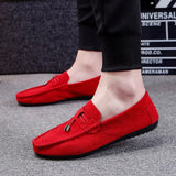 Suede Casual Shoes for Men Soft Sole Comfortable Male Shoes Slip-On Men Loafers Moccasins Driving Shoes Plus 46 Free Shipping
