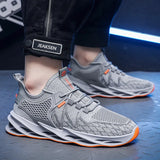 Fujeak Summer Sneakers for Men Breathable Mesh Shoes Lightweight Running Shoes Fashion Casual Shoes Non-slip Sports Mens Shoes