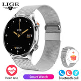 LIGE Smart Watch Women Men Custom Watch Face Bluetooth Connect Calling Bracelet IP67 Sport Waterproof Smartwatch For Android ios