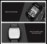 Electronic Wrist Watch LED Digital Smart sport watch Luminous Square Dial Kids wristwatch for man Birthday Gift 2005