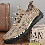 Summer Men Shoes Loafers Breathable Men Casual Shoes Mesh Loafers Genuine Leather Brand Shoes Moccasins Man Soft Luxury Sneakers