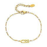 ZMZY Kiss Bracelets for Women Valentine’s Day Gift Bijoux Pulseras Stainless Steel Jewelry Accessories