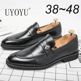 Newest Italian Oxford Men’s Designer Shoes for Men Luxury Leather Wedding Shoes Pointed Toe Dress Shoes Classic Plus Size 38-48