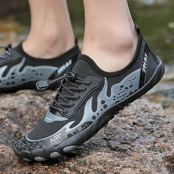 Men's Casual Water Shoes Summer Quick Dry Breathable Sneakers Men Wading Barefoot Beach Sports Shoes Non-slip Hiking Footwear