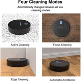 3 in 1 Intelligent Robot Vacuum Cleaner Sweeping Mopping Robotic Vacuums Large Cleaning Area Ultra-Thin Automatic Floor Cleaner