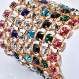 Women's Tennis Bracelet Hip Hop Trendy AAA+ Cubic Zirconia Gold Plated Teen Girl Crystal Chain on The Hand Wedding Jewelry