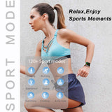 SENBONO New Women Smartwatch Bluetooth Call Heart Rate Blood Oxygen Tracker Sport Smart Watch Women Men for IOS Androird Xiaomi