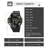 SKMEI 2003 Fashion Military Mens Watch Countdown Date Alarm Clock Waterproof LED Electronic Sport Men Wristwatches reloj hombre