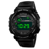 Cool Luminous Men Sport Watch High-end Silicone Strap Military Wrist Watch Led Calendar Waterproof Digital Watch Reloj De Hombre