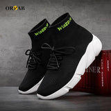 Sock Shoes for Men Tenis Masculino High Top Sneakers Zapatillas Deportivas Hombre Fashion Men Casual Shoes Luxury Designer Shoes