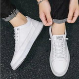 Casual Sneaker Men Shoes Solid Sneakers Luxury Lace-Up Designer Men's Breathable Original Fashion Autumn Basketball Man New 2023