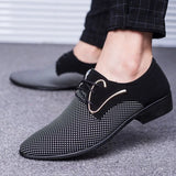 Men's Shoes Retro Classic Fashion Luxury Men Shoes Wear-resistant Non Slip Mans Footwear Anti-slip Black Shoes Zapatillas Hombre