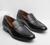 Fashion Classic Men Loafers slip on Classic British Style Casual Dress Shoes leather Comfy Drive Boat Shoes