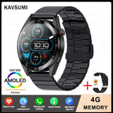 New 466*466 Screen Smart Watch Always Display The Time Bluetooth Call Local Music Smartwatch Men For Android Apple TWS Earphones