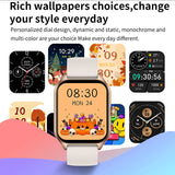 ChiBear 2023 Bluetooth Call Smart Watch Women Men 1.85 inch Large HD Screen IP67 Waterproof  Smartwatch For Android iOS Phone