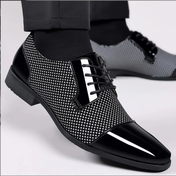 Leather Shoes for Men Fashion Men's Dress Shoes Business Oxfords Designer Male Daily Shoes PU Leather Man Shoes Zapatos Hombre