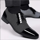 Leather Shoes for Men Fashion Men's Dress Shoes Business Oxfords Designer Male Daily Shoes PU Leather Man Shoes Zapatos Hombre