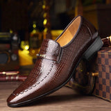 Mens PU Luxury Man Loafers Leather Shoes Top Men Business Dress Casual Social Shoe Male Wedding Footwear Zapatos Hombre