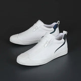 ARTEMISIA Autumn Men's Trendy Sneakers Leather Soft Sole Men Shoes Size 38-44