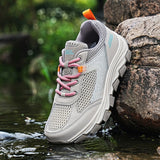 Fashion Men Casual Shoes 2023 Spring Sports Leisure Height Increasing Couple Shoes Outdoor Mesh Shoes for Men Lace-Up Sneakers