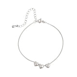 Heart Bead Chain Bracelet for Women Girl Summer New Trend Punk Vintage Charm Sweet Love Heart Tassel Party Jewelry Gifts