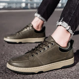 Shoes Men's New Korean Casual Sweater Casual Shoes Safety Shoes Natural Walker Leather Shoes Men's Tennis Men's Sports Shoes