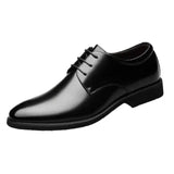 38-48 Formal Wear Casual Shoes Men Breathable Leather Shoes Black Soft Leather Soft Bottom Spring Autumn Best Man Men's Business