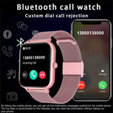 Xiaomi Call Smart Watch Women Custom Dial Smartwatch For Android IOS Waterproof Bluetooth Music Watches Touch Bracelet Clock