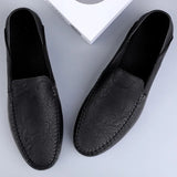 Genuine Leather Men Shoes Casual Formal Mens Loafers Moccasins Luxury Brand Italian Breathable Slip on Male Boat Shoe Size 46 47