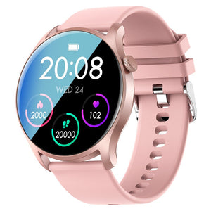 SENBONO Women Smart Watch Full Touch Screen Sports Fitness Tracker IP67 Waterproof Women Smartwatch Men for Android IOS
