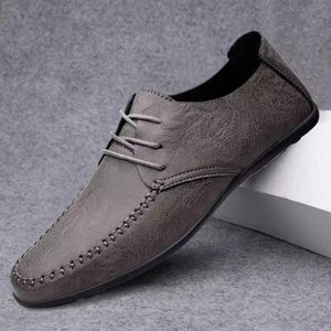 Men Loafers Leather Shoes Men Business Dress Casual Flat Shoe Male Footwear Moccasins Lightweight Plus Size Shoes Zapatos Hombre