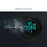 SMAEL Brand Men's Digital Watches 2023 Luxury Waterproof Modern Clock Male Date LED Chronograph Electronic Wristwatches 1237