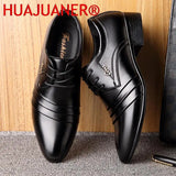 New Fashion Mens PU Leather Shoes Wedding Business Dress Nightclubs Oxfords Breathable Working Lace Up Shoes