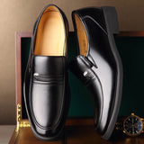 Luxury Business Oxford Leather Shoes Men Breathable Rubber Formal Dress Shoes Male Office Wedding Flats Footwear Mocassin