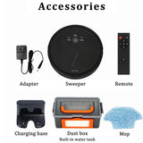 Sweeping Robot Vacuum Cleaner APP And Voice Control Sweep And Wet Mopping Floors&Carpet Run Auto Reharge Map Is Visible Pet Hair