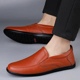 Soft Men's Luxe Loafers 2023 New Mens Slip on Shoes Stylish Elegantes Men Leather Dress Shoes Male Comfortable Driving Shoe