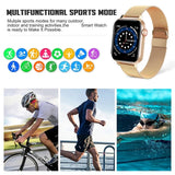 2023 New Series 8 Women Smartwatch FullTouch screen Support Dial CallHeart Rate Blood Pressure SmartWatch men for Apple Android