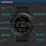 Fashion Men Led Digital Watch Date Military Sport Rubber Quartz Watch Alarm Waterproof Sport Business Clock For Men 2023