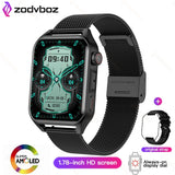 2023 AMOLED smart watch NFC men women 1.78inch HD Always-on display dial Bluetooth calling message display waterproof smartwatch