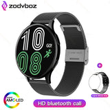 ZODVBOZ New Women Bluetooth Call Smart Watch HeartRate Blood Pressure Monitoring Smartwatches IP67 Waterproof Men Smartwatch+Box